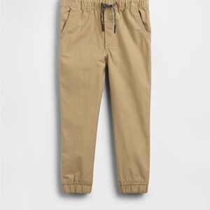 GAP Kids Tan Joggers with Elastic Waist